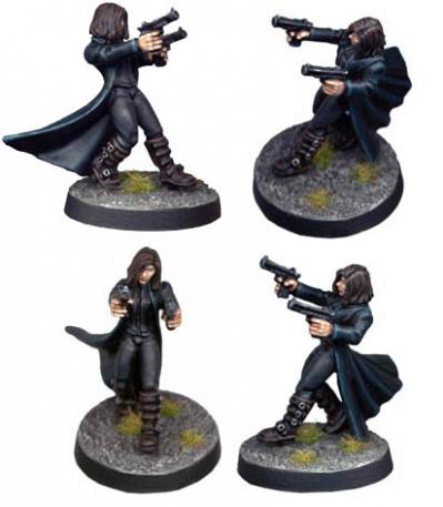 28mm Modern: Girl Werewolf-Hunter