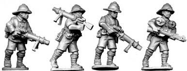 28mm Historical: British Lewis Gunners (Tropical Dress)