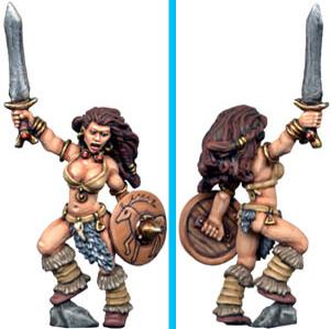 28mm Fantasy: Barbarian Queen