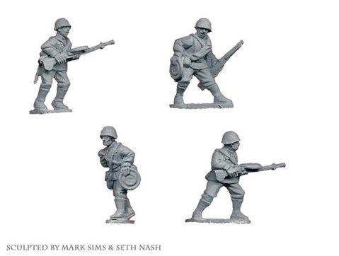 Crusader Miniatures: Russian LMG Teams (4)