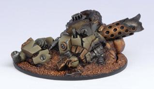 Warmachine: Mercenary Heavy Warjack Wreck Marker