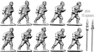 28mm Historical: Chinese Peasant Red Spears