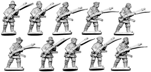 28mm Historical: Tibetan Matchlockmen