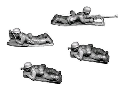 Crusader Miniatures: Fallschirmjager 5cm Mortar and AT Rifle (4)