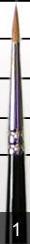 Series 7 Kolinsky Sable: Art Brush #1