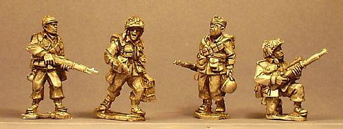 WWII 28mm: US Airborne Characters & Specialists I (4)