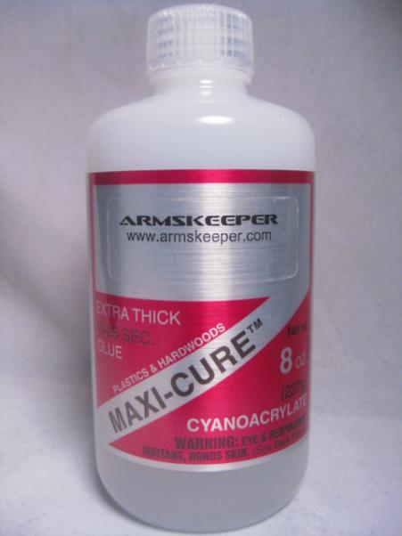 ArmsKeeper Glues: Maxi-Cure Extra Thick Refill (8 oz.)