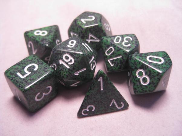 Chessex Dice: Speckled Recon Poly 7-dice Cube