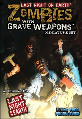 Last Night On Earth: Zombies w/Grave Weapons Miniatures Set