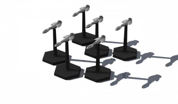 Traveller Miniatures: Zhodani Zhdiak Escorts (6)