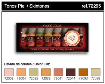 Game Color: Skintones Paint Set (8)