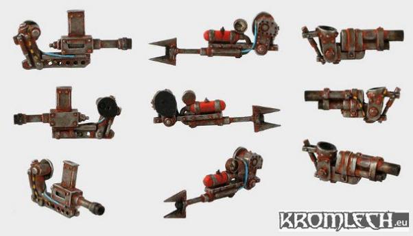 Kromlech Conversion Bitz: Post-Apocalyptic Mechanical Gun Arms (5)