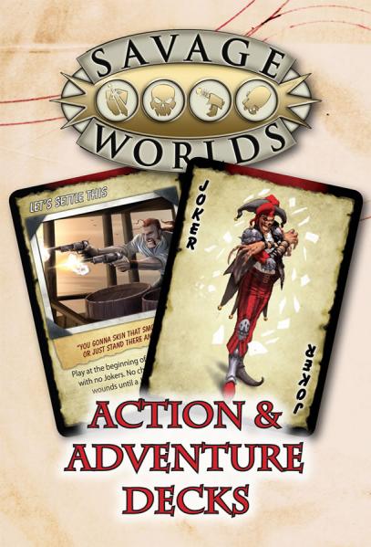 Savage Worlds RPG: Action & Adventure Decks