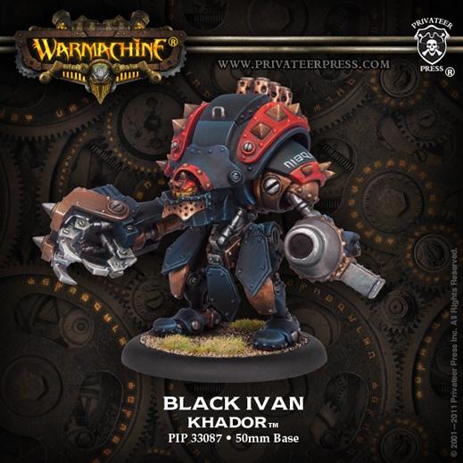 (Khador) Black Ivan Warjack Character Upgrade Kit