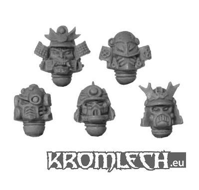 Kromlech Conversion Bitz: Cyber Samurai Heads (10)