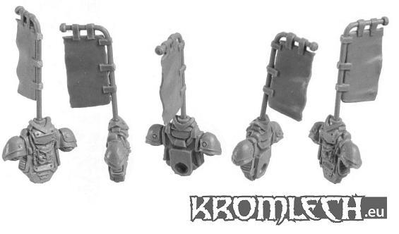 Kromlech Conversion Bitz: Cyber Samurai Backpacks with Banner (5)