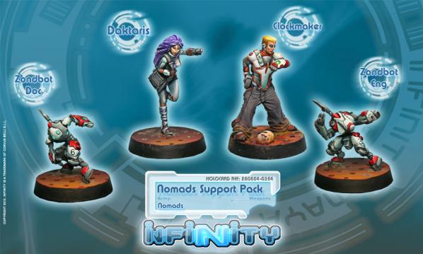 Infinity (#354) Nomads: Nomads Support Pack (4)