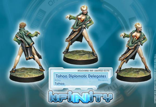 Infinity (#379) Tohaa: Tohaa Diplomatic Delegates