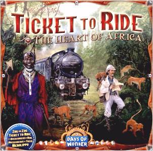 Ticket To Ride: The Heart of Africa Map Collection