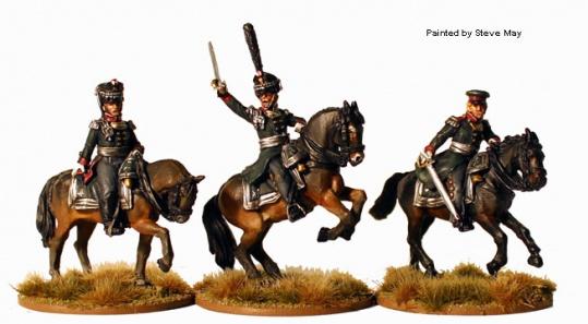 28mm Napoleonic: (Russian) Field Officers (Mounted)
