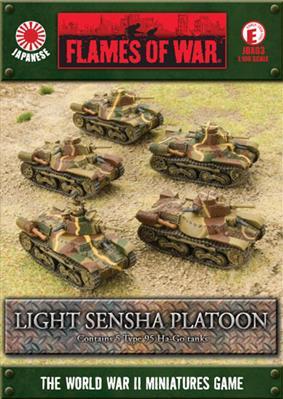 Flames Of War (WWII): (Japanese) Type 95 Ha-Go Platoon