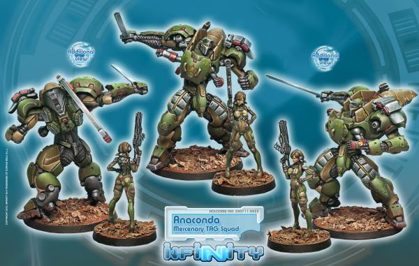 Infinity (#425) Mercenaries: Anaconda, Mercenary TAG Squadron