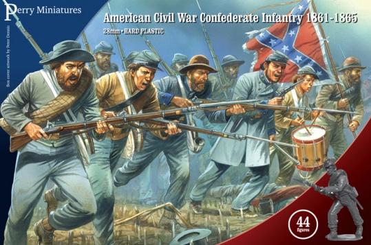 28mm American Civil War: (Confederate) Infantry 1861-65