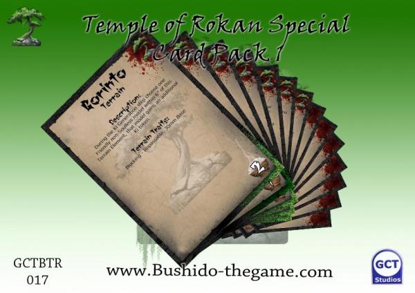 Bushido Miniatures: (Temple Of Ro-Kan) Card Pack 1