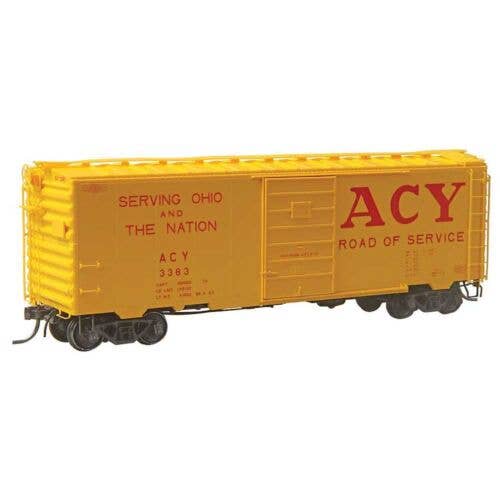Kadee HO 4339 Pullman-Standard PS-1 40' Boxcar, 6' Door, Akron, Canton & Youngstown ACY #3383