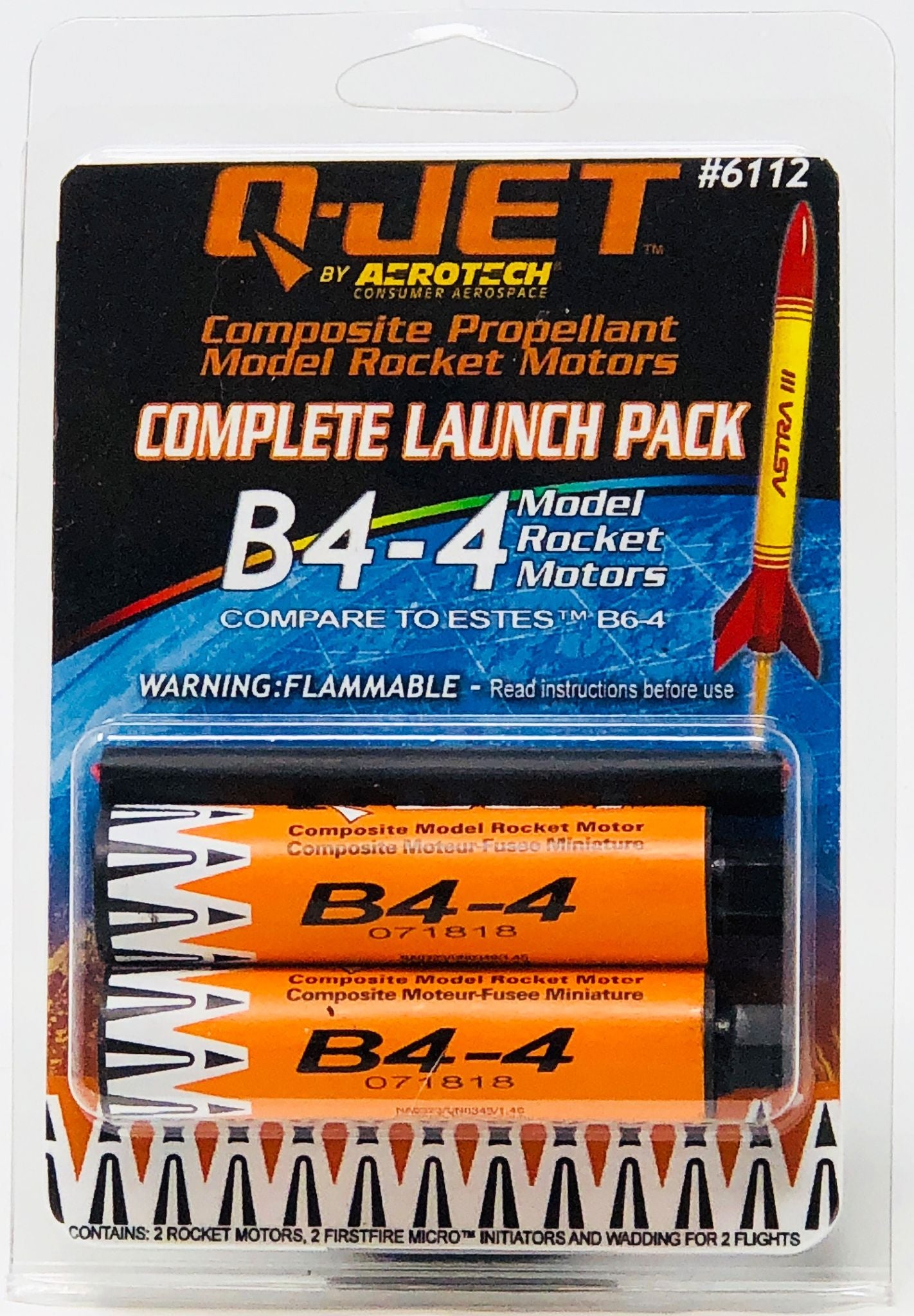 Quest 6112 B4-4 Launch Packs 2pk