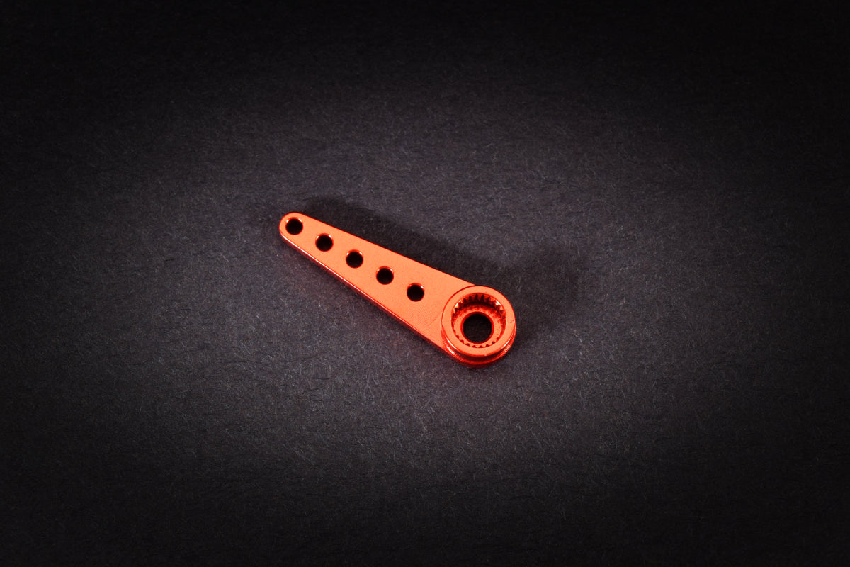Red Aluminum CNC 25T Servo Arm for KST Servos