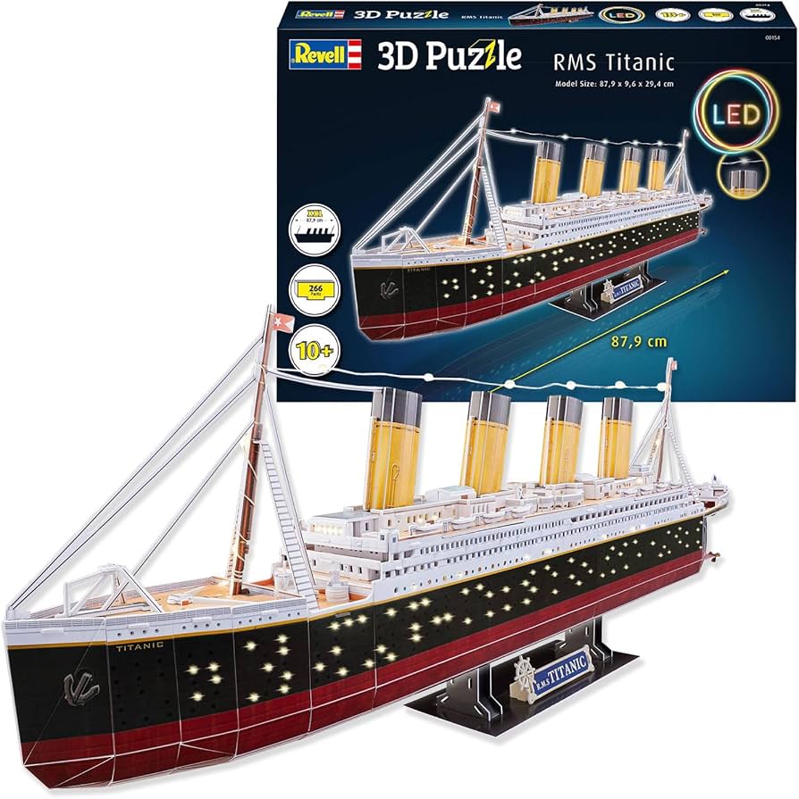 Revell 0154 RMS Titanic 3D Puzzle LED Edition