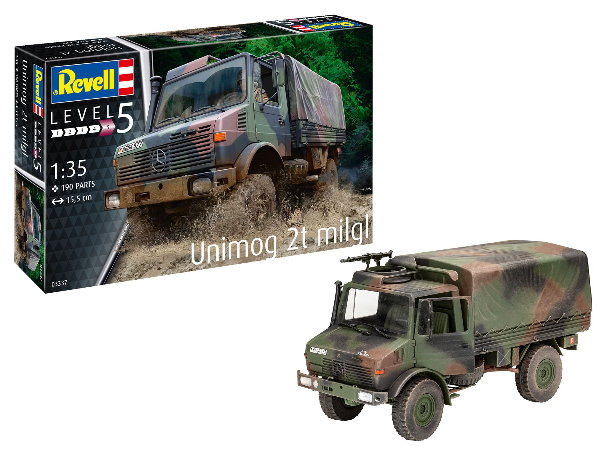 Revell 3337 Unimog 2T milgl 1:35