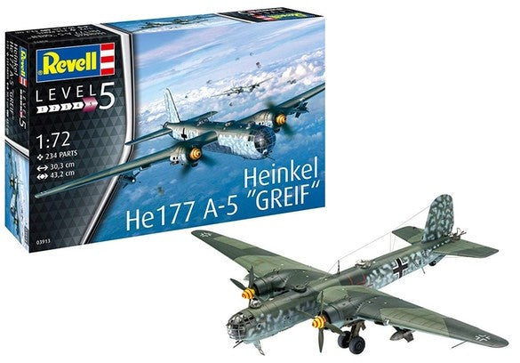 Revell 3913 Heinkel He177A5 Greif Bomber 1:72
