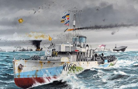 Revell 5132 Hmcs Snowberry Corvette 1:144