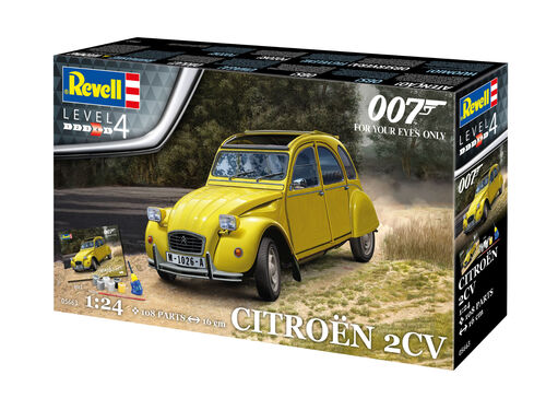 Revell 5663 James Bond Citroen 2CV Gift Set 1:24