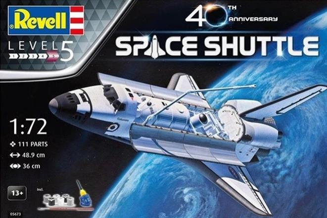 Revell 5673 Space Shuttle 40th Anniversary Set 1:72
