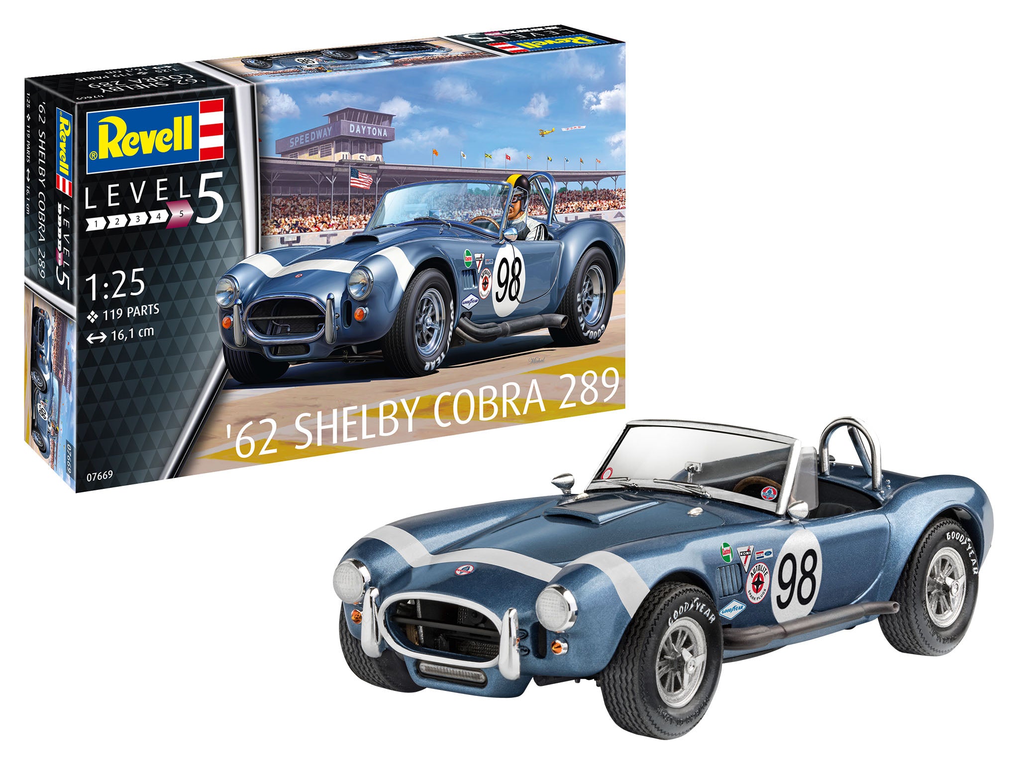 Revell 7669 '62 AC Cobra 289 1:24