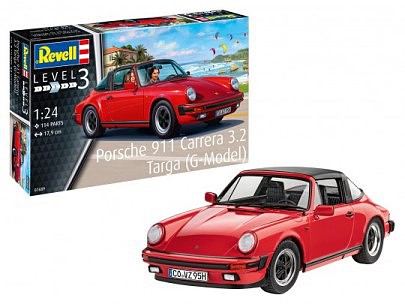 Revell 7689 Porsche 911 Carrera 3.2 Targa 1:24