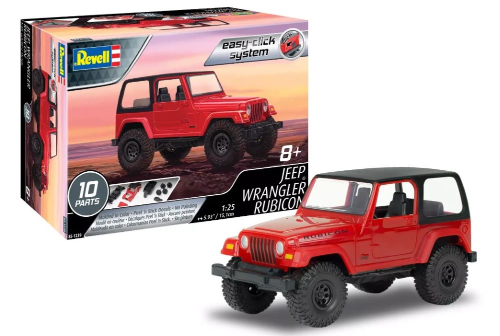 Revell Monogram 1239 Jeep Wrangler Ribicon 1:25