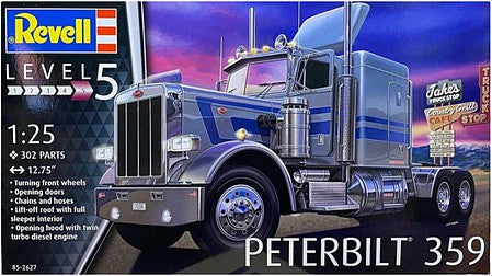 Revell Monogram 2627 Peterbilt 359 Tractor Cab w/sleeper 1:25