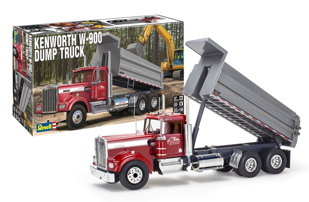 Revell Monogram 2628 Kenworth W900 Dump Truck 1:25