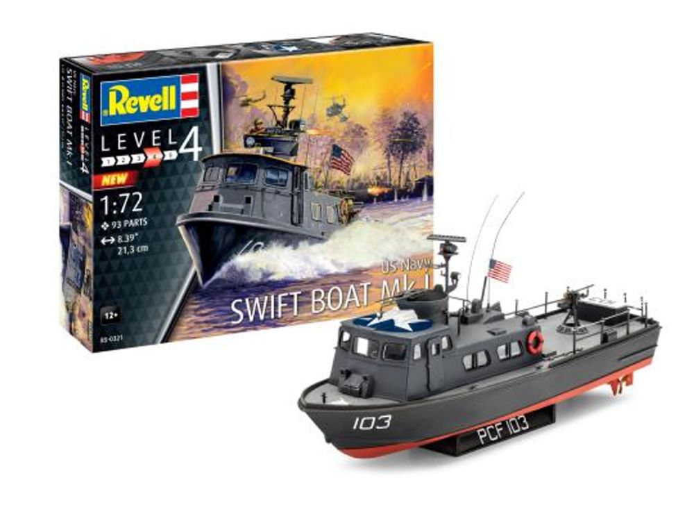Revell Monogram 321 US Navy Mk I Swift Boat 1:72