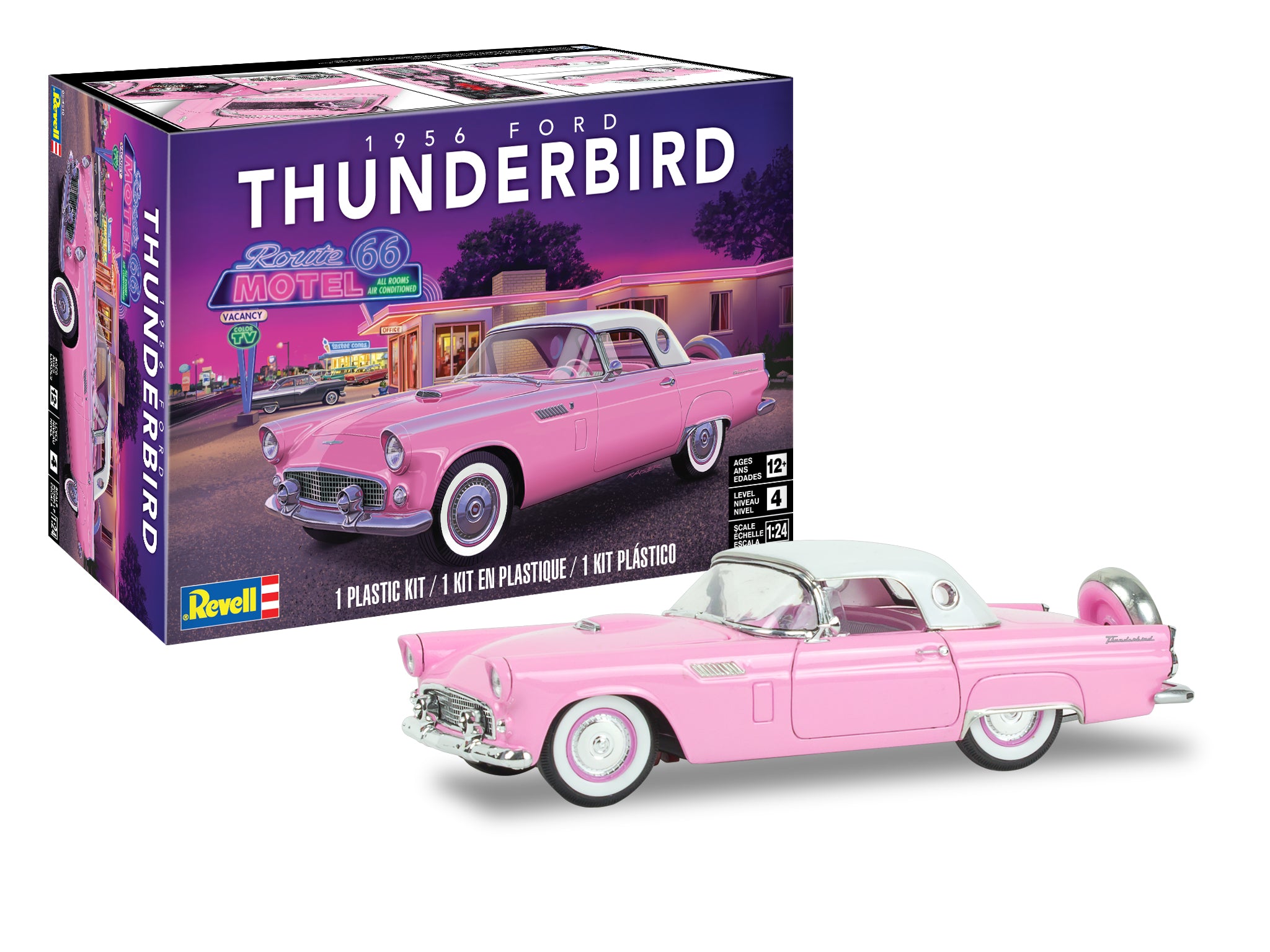 Revell Monogram 4518 '56 Ford Thunderbird w/removable HT 1:24