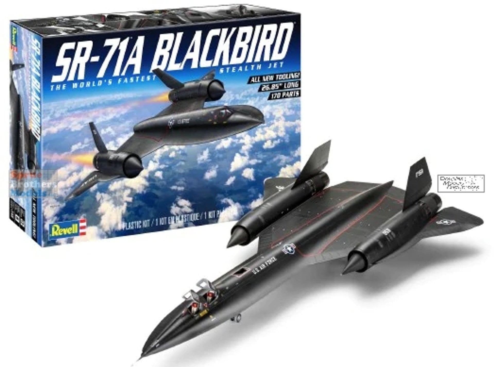 Revell-Monogram 855720 1/48 LOCKHEED SR-71A BLKB