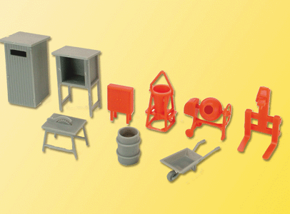 Kibri HO 38140 Roadworks Accessories