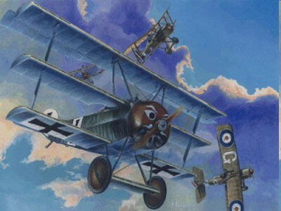 Roden 17 Fokker F.I Triplane 1:72