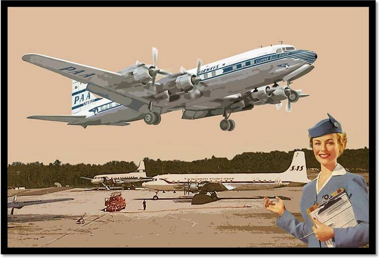 Roden 301 DC-7C Pan American 1:144