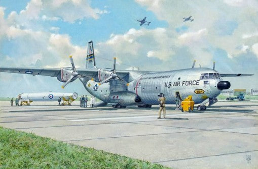 Roden 336 C-133 Aircraft w/Thor Atlas Missle 1:144