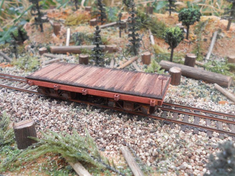 RS Laser Kits 2403 HO 24'Flat Car